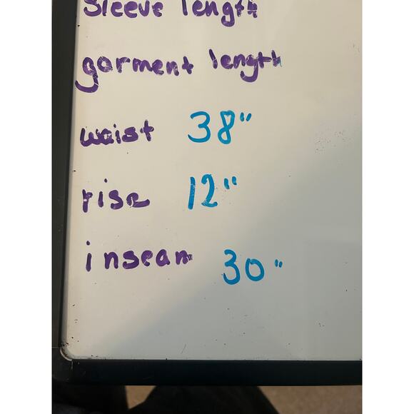 GUC Steve & Barry's Red Star Denim Blue Jeans Relaxed Fit Size 38/30 - Picture 5 of 5